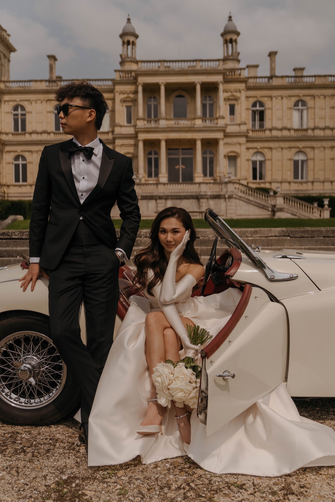 Nicole & Henry pre-wedding shoot at Château de Ferrières